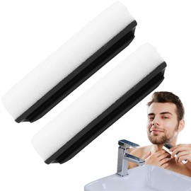 Beard Sponge 2 Pieces, Sponge for Beard Hair, Effective and Reusable, Beard Sponge Washbasin, Lightweight, Compact and Portable, The Sponge for Beard Hair, Ideal for Home and On the Go
