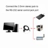 Qaoquda DB9 9 Pin Male to 3.5mm Male Plug Serial