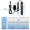 AQQA Submersible Aquarium Heater,100W/200W/300W/500W/800W/1000W/1200W Fish Tank Heater,External Temperature Controller LED