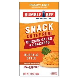 Bumble Bee Bumble Bee Snack On The Run Buffalo Chicken Salad with Crackers Kit, 3.5 oz (Pack of 12) - Ready to Eat, Spoon Included - Shelf Stable & Convenient Protein Snack