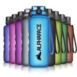 Alphapace leakproof Water Bottle, 1.500 Litre, BPA-Free Water Bottle for Sports, Cycling & Outdoor Activities, with Fruit Infuser.