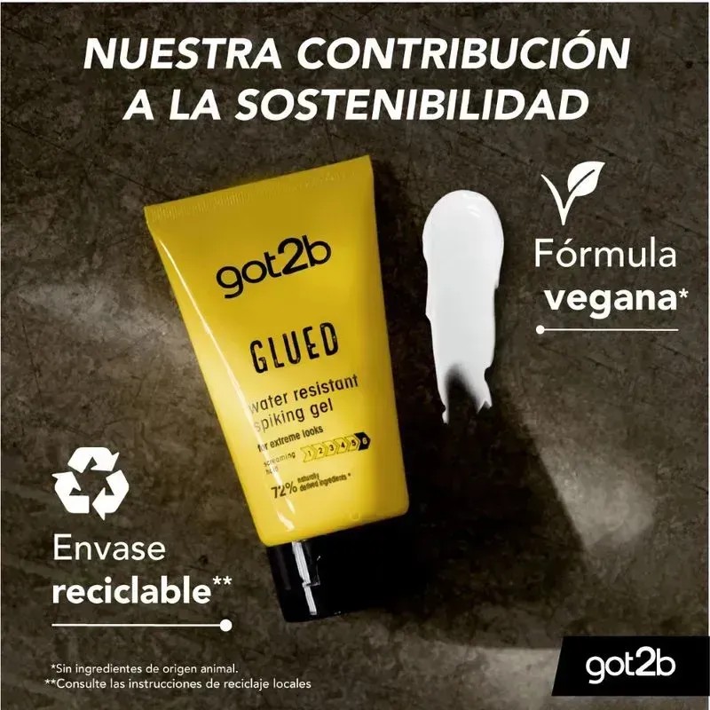 Gel Fijador para cabello Got2b Glued 150 ml