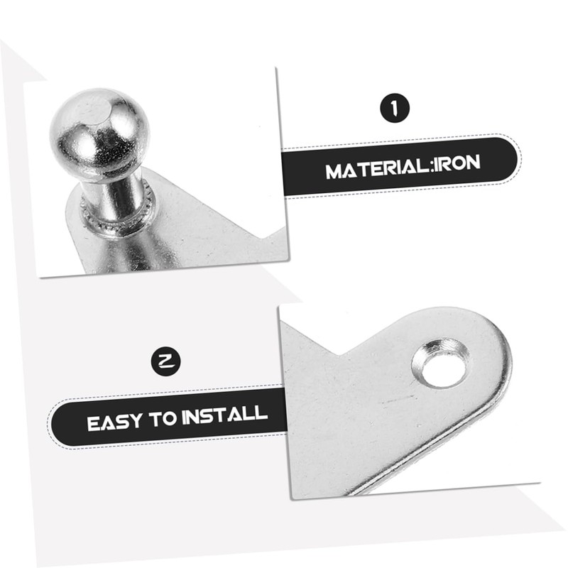 Mikinona 30pcs Gas Lift Brackets Base Mounting Support for Applications