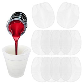 10 Pcs Paint Strainer Bags 5 Gallon Fine Mesh Filter Bag Strainer with Elastic Drawstring Top Opening Fine Mesh Paint Filter for for Paints Gardening Sprayers Hydroponic Tool
