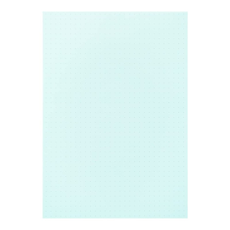 Midori 15340006 Paper Pad, Color, Dot Squared, Blue, A5