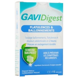 GAVIDigest Flatulence & Bloating 15 Capsules