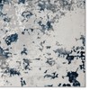 LUXE WEAVERS Modern Abstract High Low Texture Area Rug,Blue,6'X9'