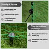 Temporary Fence for Dogs Outdoor: Plastic Fencing Garden Fence Barrier