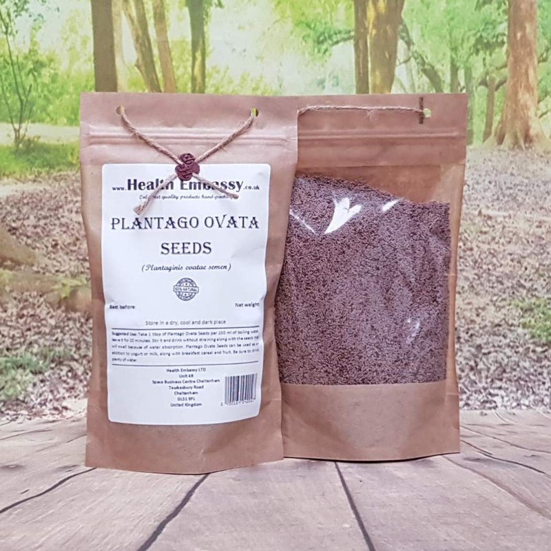 Health Embassy Plantago Ovata seeds (Plantaginis ovatae semen), 100g