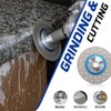 VOSIDUE 4.5" Beveling Diamond Blade Granite Cutting Diamond Blade Fast