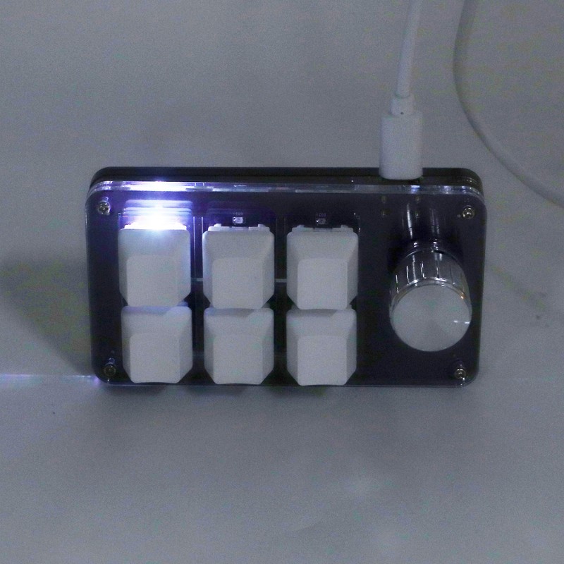 Shortcut One Handed Mechanical Keyboard Multifunction Mini 6 Key Gaming