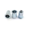 10 x Blind Rivet Nuts M10 Flat Round Head Rivet
