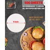 6 Inch Parchment Paper Rounds 500Pcs, Non Stick Pre-cut Round