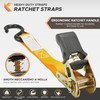 KODIAK STRAPS Ratchet Straps Heavy Duty Tie Down Strap Set