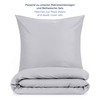 Blumtal Grey Pillow Cases 2 Pack - Soft Brushed Microfibre