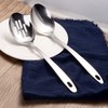 IMEEA Slotted Spoon Serving Spoon Stainless Steel Perforated Spoon 12.8-Inch,