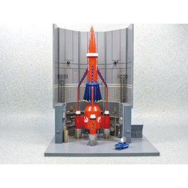 Aoshima Bunka Kyozai Thunderbird No. 12 Thunderbird No. 3 & Launch Base 1/350 Series Plastic Model