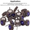 5Pcs Flap Wheel Set for Dremel Rotary Tool Die Grinder