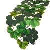 Simhomsen Embroidered Irish Clover Table Runner for St. Patrick’s Day,
