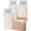 LURKO Bolsas Leche Materna Grandes 8 Oz 50 pcs BPA