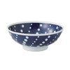 Hasamiyaki Indigo Japan 42900 Beveled Lightweight Small Bowl with Dyed