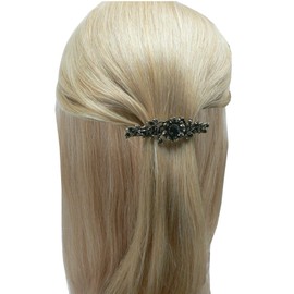 Dz Pack JCGY Mid Size Ornate Crystal Barrette Sparkly Crystals 12 Colors 5A86600-1-D2