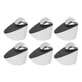 Adjustable Glass Clamp, Strong Zinc Alloy Shelf Bracket for Glass Shelves, 3-20mm Thick Glass Clamping with Installation Kit Included