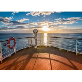 Fmarui 10x8ft Cruise Ship Backdrop Cruise Theme Party Decorations Nautical Banner Photo Booth Props for Birthday Decorations Wedding Party Supplies