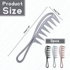 3 Pcs Wide Tooth Comb Curly Hair Comb Large Tooth