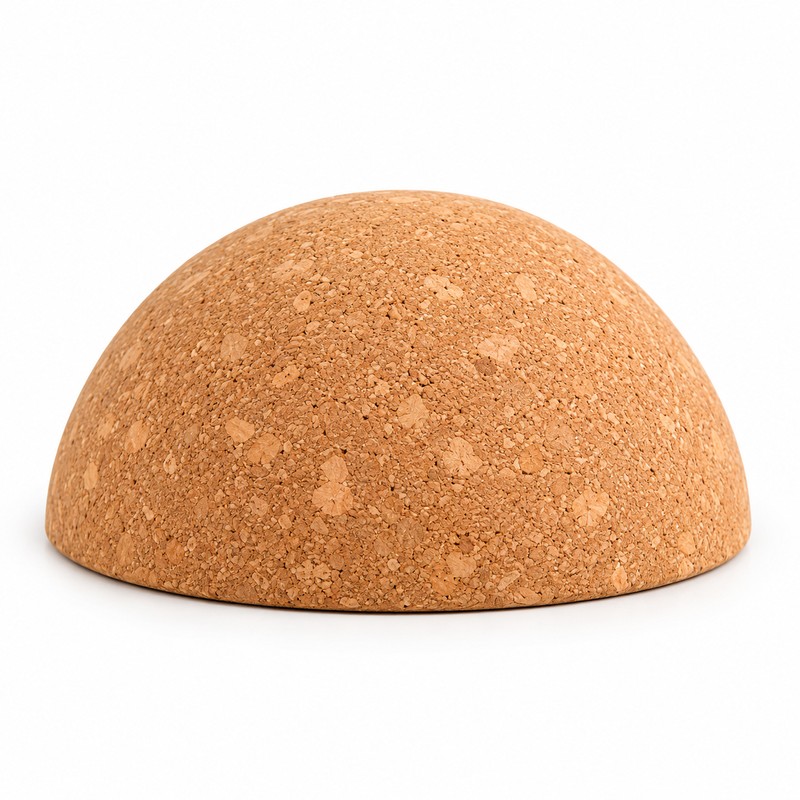 Cork Balance Dome for Yoga & Pilates – Natural Textured