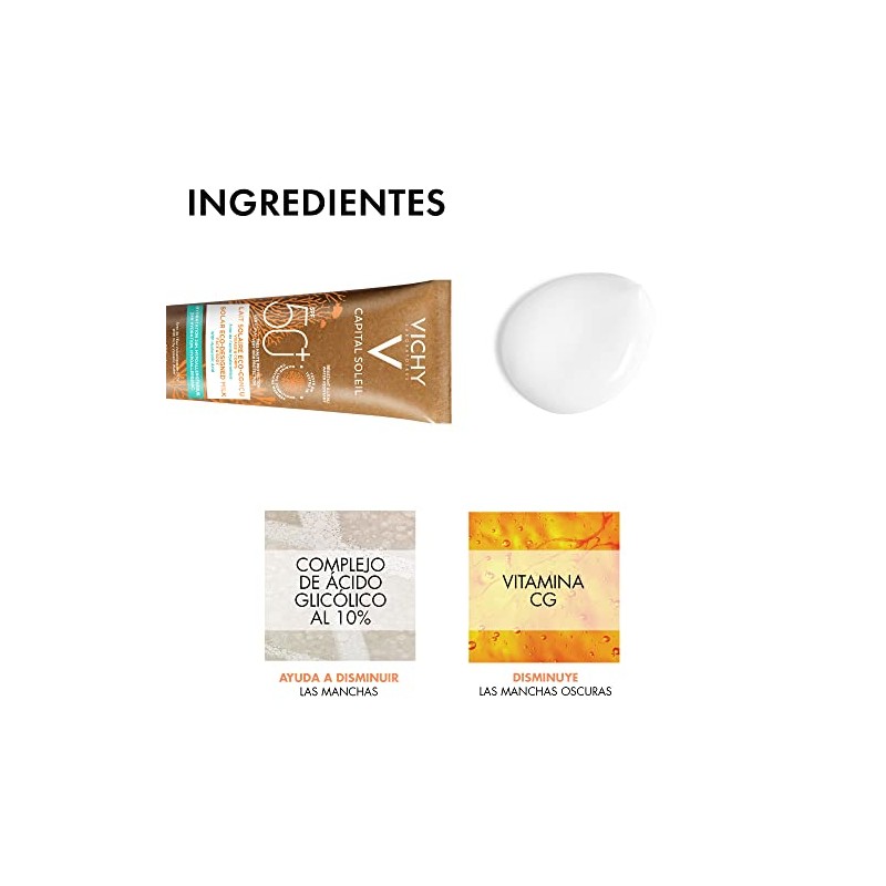 VICHY Protector Solar para Cuerpo y Rostro Eco-Solar FPS50+ Vichy