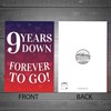 9 Years Down Forever To Go 9th Anniversary Card For