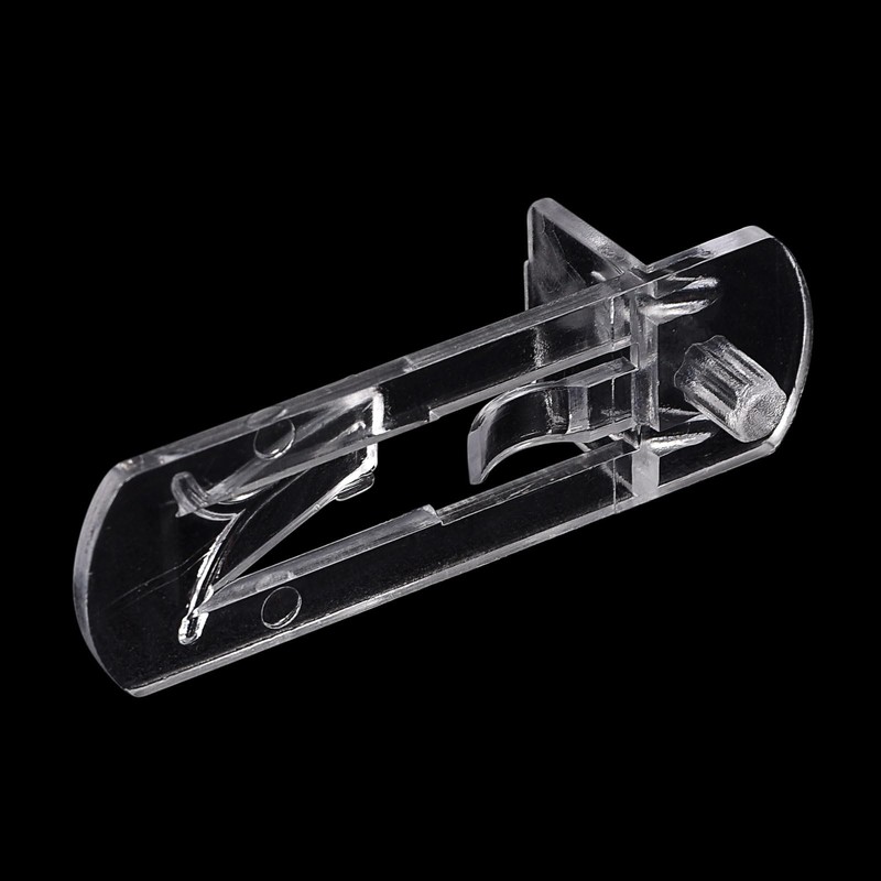 sourcing map Plastic Locking Shelf Pins, 20pcs Clear Self-Locking Shelf