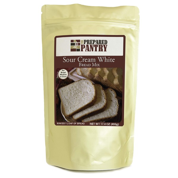 The Prepared Pantry Sour Cream White Gourmet Bread Mix; Single Pack; For Bread Machine or Oven
