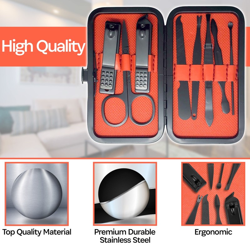 P2P Nails 8 Piece Nail Clipper Set - Personal Care