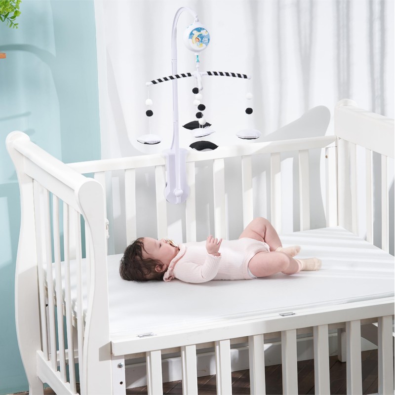 Montessori Mobile Baby for Crib (TINITIGIES) - Black and White