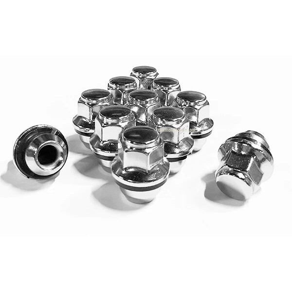 AVNPerformance 5x 12x1.25 21mm Hex Chrome OEM Factory Style Acorn