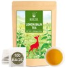 WT WEETEE Lemon Balm Tea Bags, 100 Count Pure Lemon