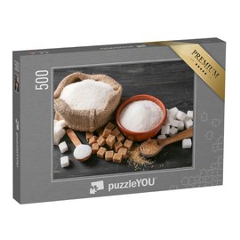 puzzleYOU: 500 Piece Puzzle "A Selection of Sugar" - From the Food and Drink Puzzle Collection