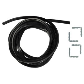 vhbw Universal Oven Seal 3 m with Angle Hook Mounting Kit Compatible with Oven Cooker Seal Oven Door Seal Oven Door Seal Door Seal Door Seal