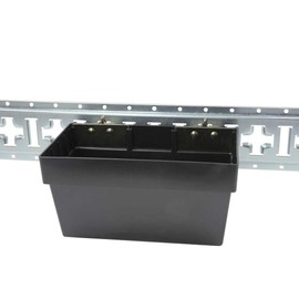 Mytee Products (4 Pack) Heavy Duty E-Track Storage Bin for E-Track Systems - Large E-Track Basket Organizer for Trucks, Enclosed Trailer, Garage, Vehicles - E-Track Accessories for Enclosed Trailer