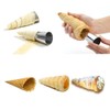 Guowall Cream Horn Mold, Stainless Steel Ice Cream Cone Mold