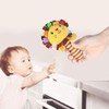 TOYMYTOY Birillo Plush Rattle with Rattle Bell (Lion)