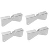 4PCS Gutter Downspout Extension Hinge Stainless Steel Flip Up Hinge