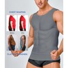 Mens Compression Shirt Vest Workout Tank Tops Abs Abdomen Undershirts