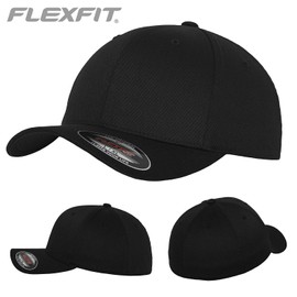 Flexfit Baseball Cap in a Bundle with UD Skull Bandana, in Many Colours, black / black