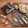 Emojoy Knife Set, 18 Piece Kitchen Knife Set with Block