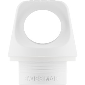 Sigg Screw Top White Screw Cap (One Size), Spare Cap Water Bottle with Narrow Opening or WMB Adaptor, Leak-Proof Bottle Lid