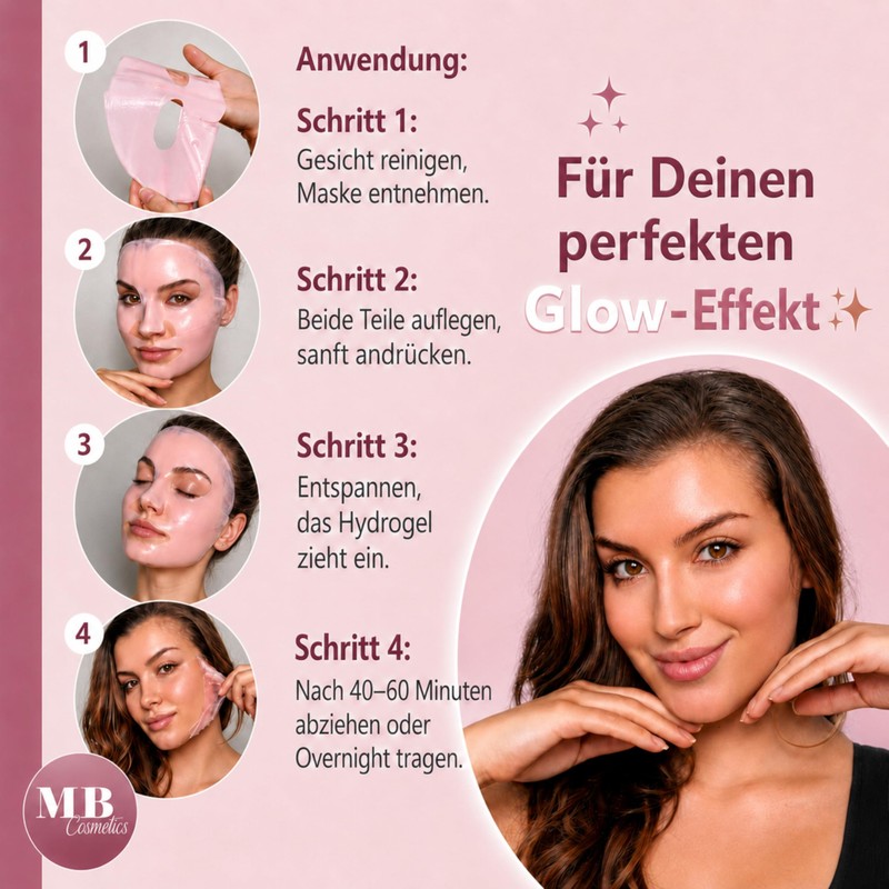 PDRN Hydrogel Mask with Salmon DNA & Collagen - Anti-Ageing