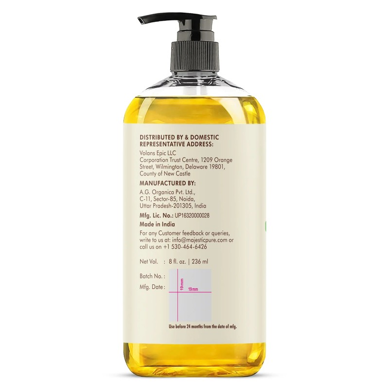 Coconut Massage Oil with Rosemary Oil | 8 fl oz